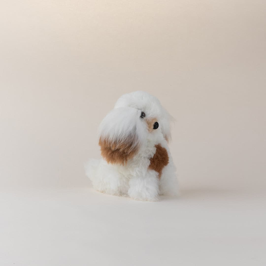 Luxury Fur Stuffed Dog Box; by TheBoxNY