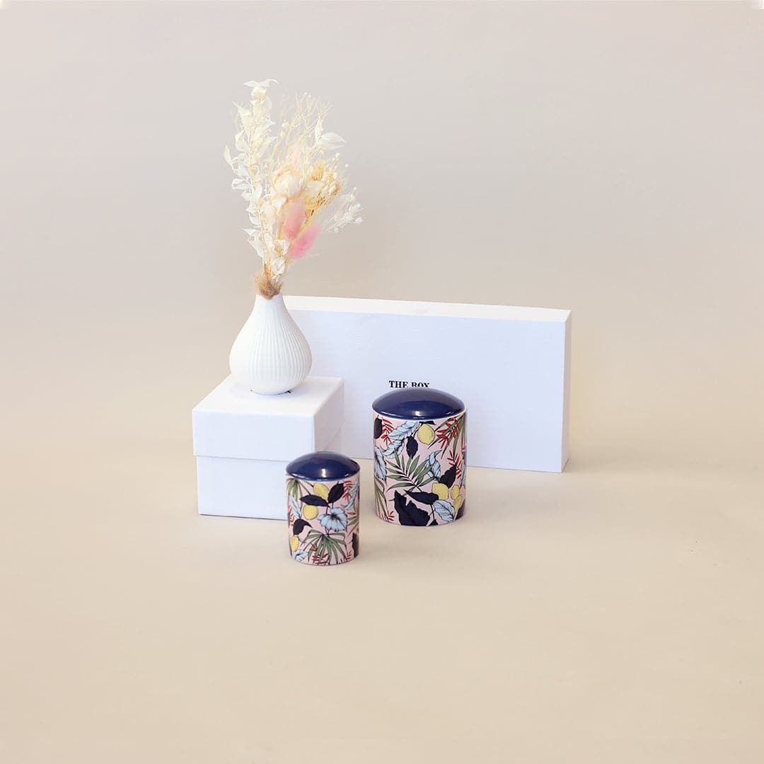 Dried Floral and Candle Gift Set For Her